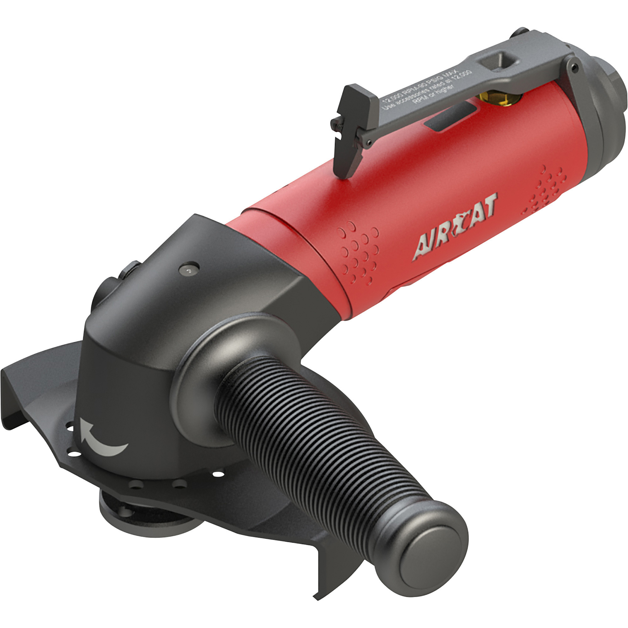 AIRCAT 5in. Heavy-Duty Air Angle Grinder, 2.3 HP, 12,000 RPM, Model# 6380